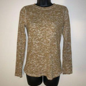 Universal Thread Mustard White Burnout Longsleeve